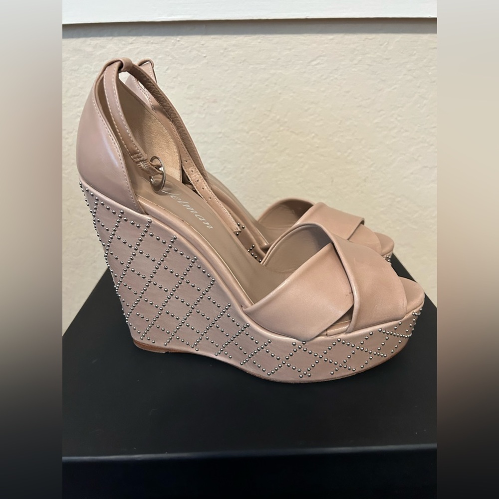 ❌❌❌❌Delman Studded Wedge Sandals - Picture 3 of 9
